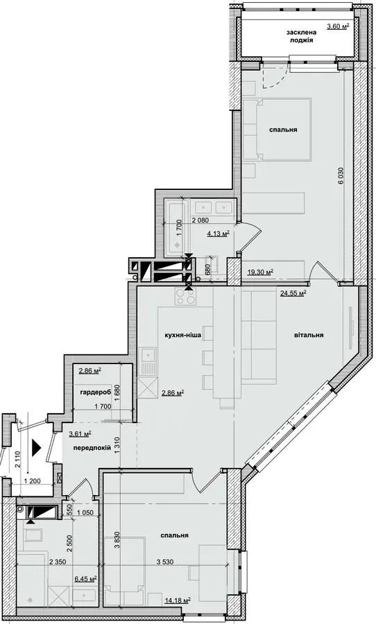 ЖК Берестейский — 81.9 м²