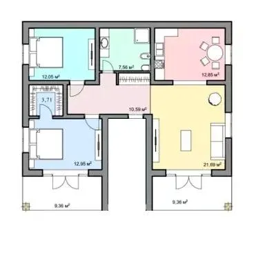 ЖК Hodillywood — 100 м²