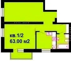 КБ Затишний дім — 63 м²