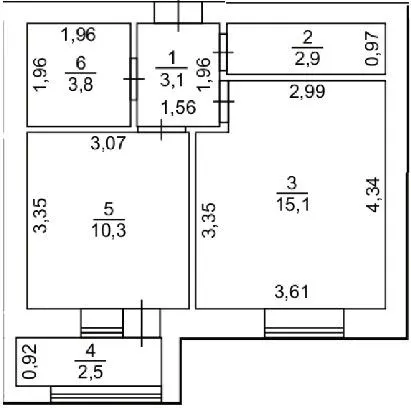 вул. Бєляєва, 70 — 37.7 м²