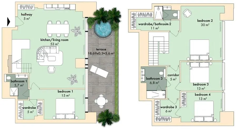 ЖК The Resort — 174.1 м²
