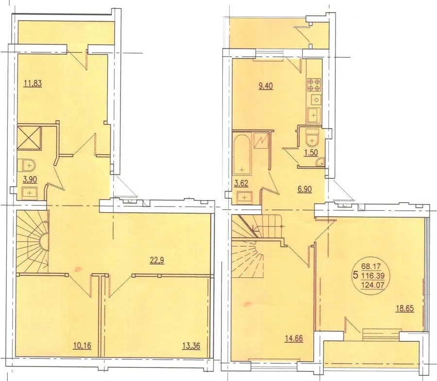 вул. Самбірська, 128/1 — 124.1 м²