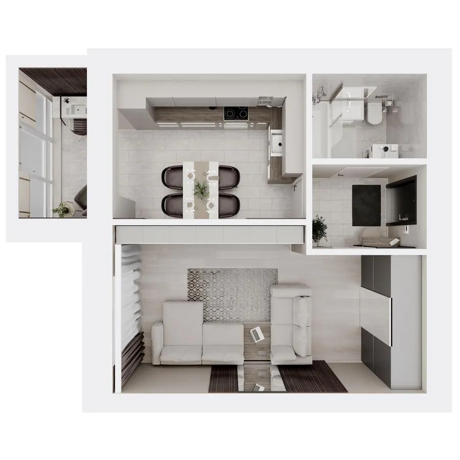 ЖК Living Park «Нова Будова-2» — 44.7 м²
