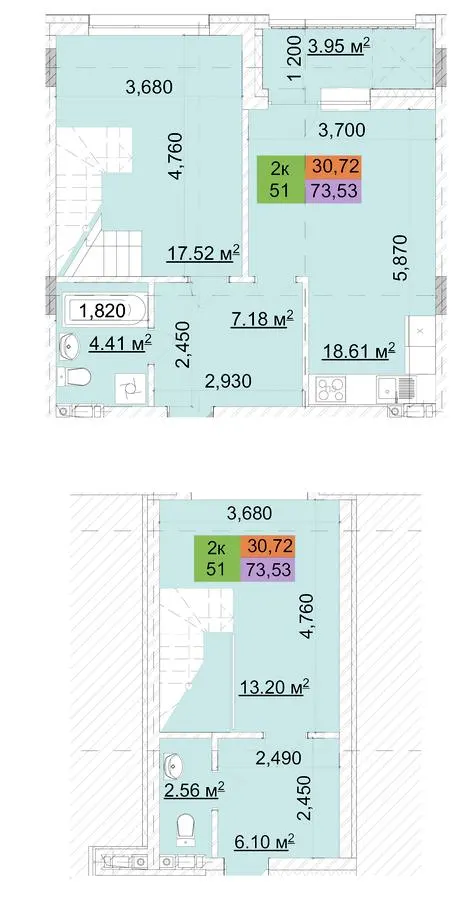 ЖК Сырецкий парк — 73.5 м²