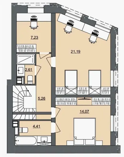 ЖК Park Lake House — 113.2 м²