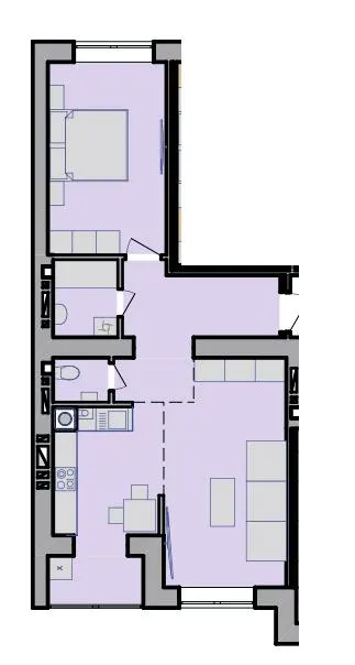 ЖК Парковий маєток — 60 м²