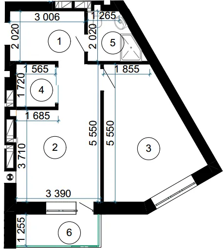 ЖК Сырецкий парк — 49.4 м²