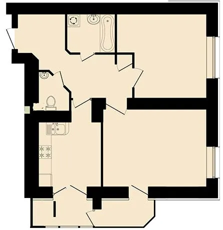 вул. Микулинецька, 101а — 62.7 м²