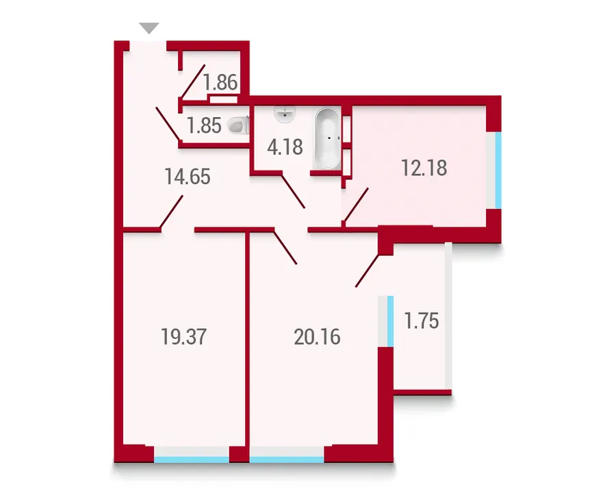 ЖК Покрова — 76 м²