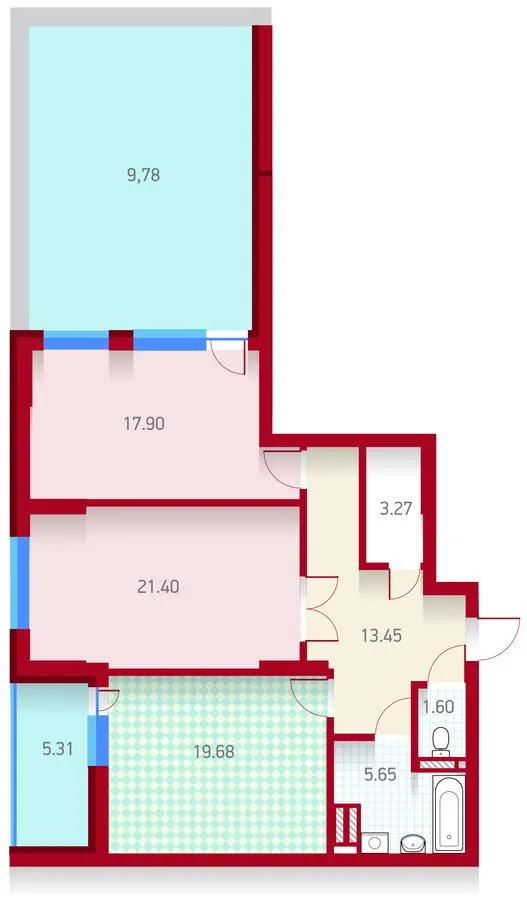 ЖК Покрова — 98 м²