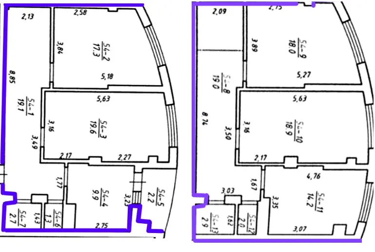 вул. Яцкова, 20б — 147.1 м²