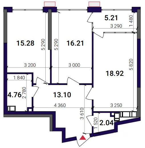 ЖК Great — 75.5 м²