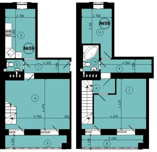 вул. Шухевича, 9 — 93.2 м²
