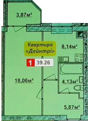 ЖК ForRest — 39.3 м²