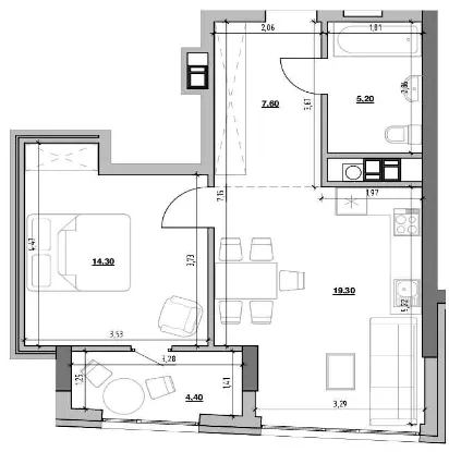 ЖК Ярославенка — 50.8 м²