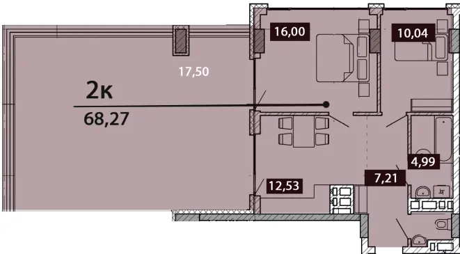 NOVO «RESIDENCE» — 68.3 м²