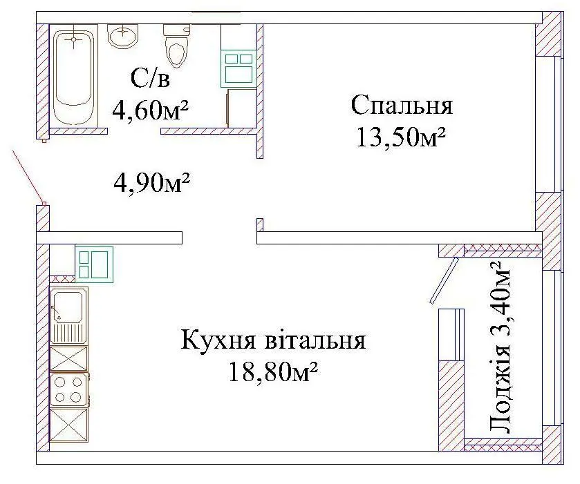 ЖК Альтаир-3 — 43.5 м²