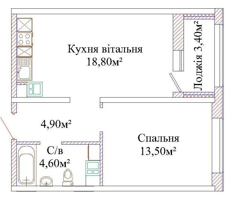 ЖК Альтаир-3 — 43.5 м²