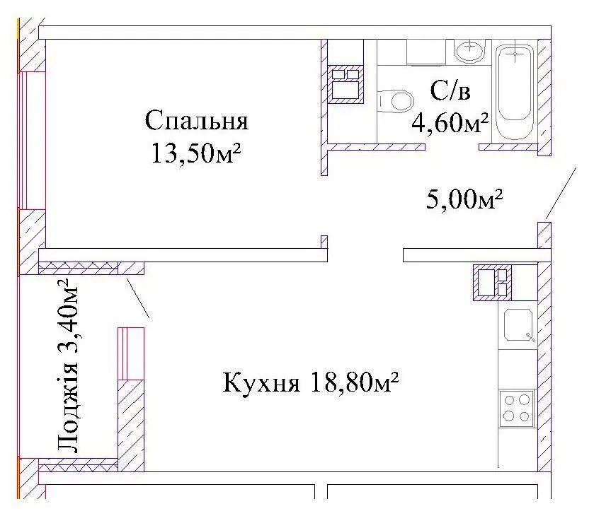 ЖК Альтаир-3 — 43.9 м²