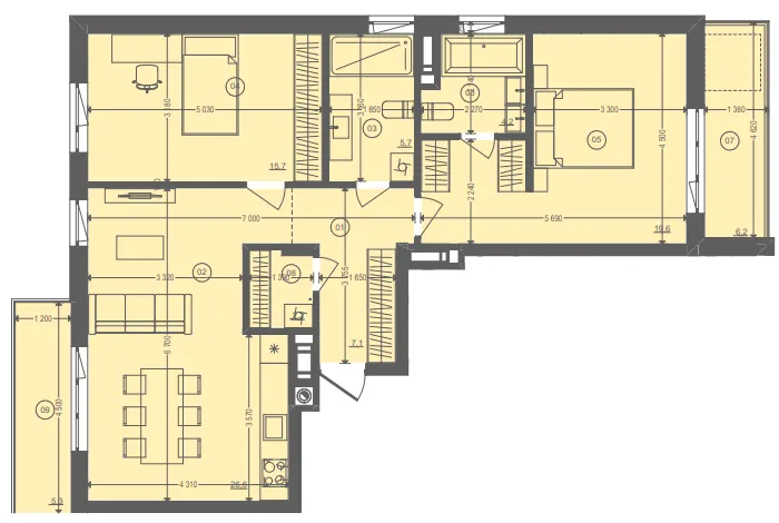 ЖК Етно Дім — 84.5 м²