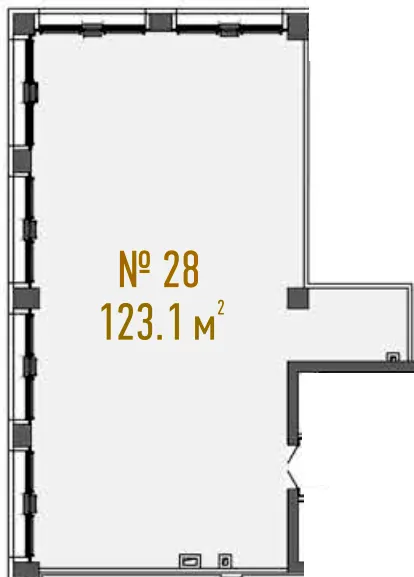 ЖК Cascade Plaza — 123.1 м²
