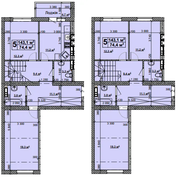 ЖК Нова Конча-Заспа — 143.1 м²