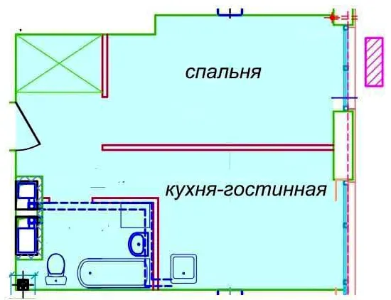 ЖК Миронова — 35.7 м²