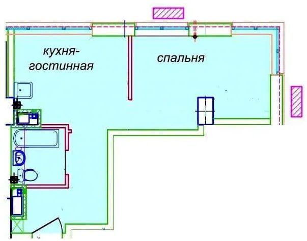 ЖК Миронова — 35.6 м²