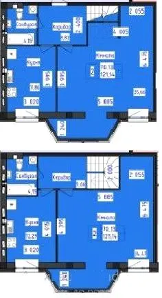 ЖК Парус — 121.4 м²