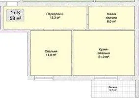Хмельницьке шосе, 40 — 58 м²