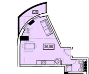 Unity Towers — 38.2 м²