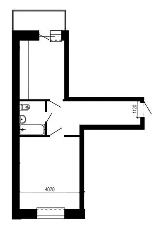 ЖК Острозький — 50.5 м²