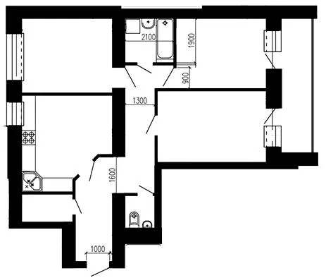 ЖК Острозький — 82.5 м²