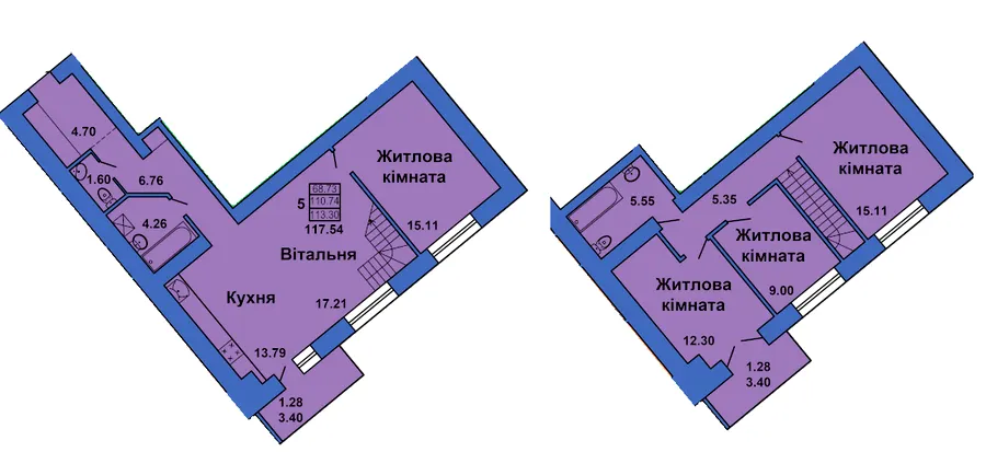 вул. Весняна, 9 — 117.5 м²