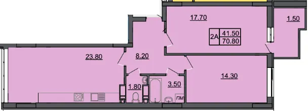 ЖК Onix — 70.8 м²