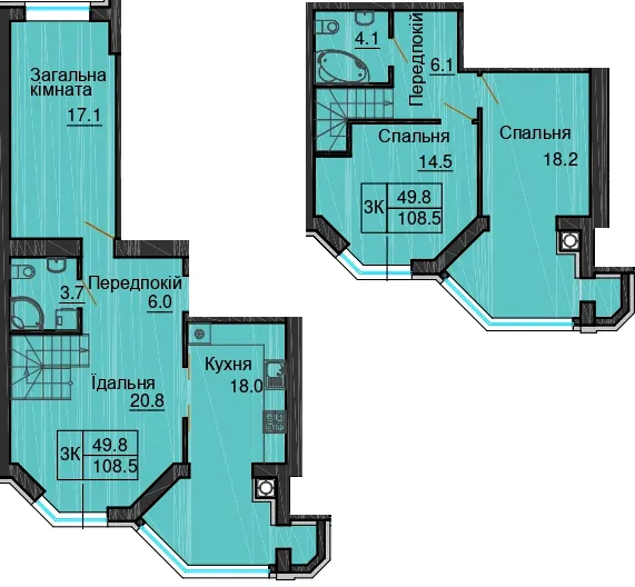 ЖК Sofia Nova — 108.5 м²