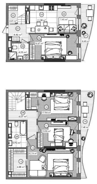ЖК Creator City — 122 м²