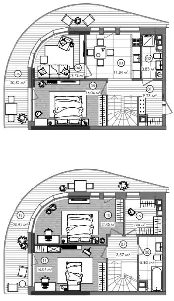 ЖК Creator City — 111.7 м²