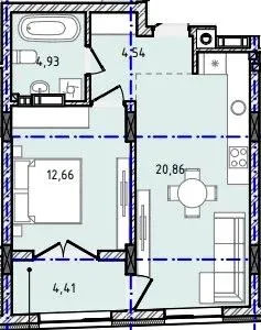 ЖК Prestige Hall — 47.4 м²