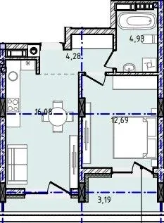ЖК Prestige Hall — 41.2 м²