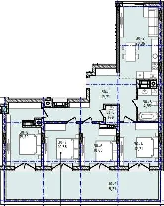 ЖК Панорама — 104.9 м²