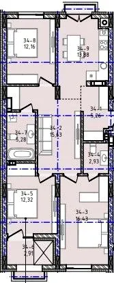 ЖК Панорама — 86.8 м²