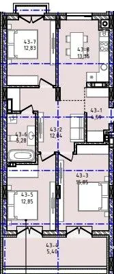ЖК Панорама — 82.2 м²