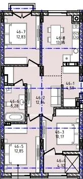 ЖК Панорама — 75.4 м²