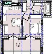 ЖК Панорама — 39.9 м²