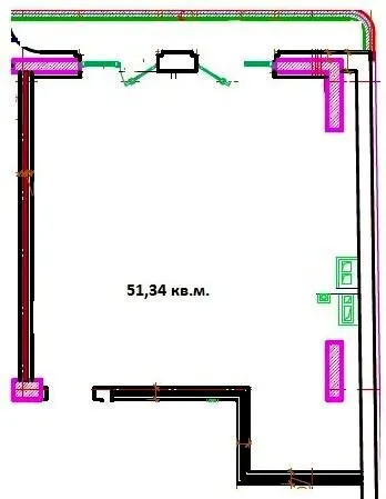 ЖК Гімназист — 51.3 м²