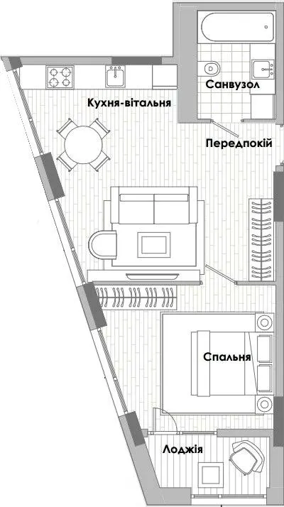 ЖК Lucky Land — 47.3 м²