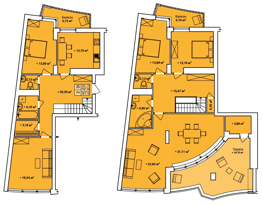 ЖК Amber Park — 187.1 м²