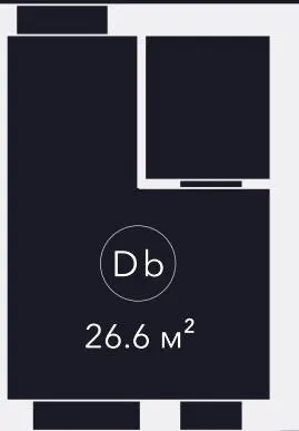 Апарт-готель OTAMAN — 26.6 м²