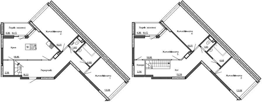 ЖК Святобор — 157.4 м²